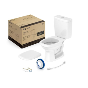 Kit Caixa Acoplar Art Bco (Ass + Kit Inst.) Roca