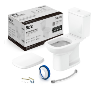 Kit Caixa Acoplar Debba Square Bca (Ass+ Kit Inst.)  Roca