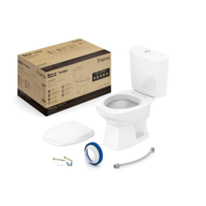 Kit Caixa Acoplar Thema Bco (Ass + Kit Inst) Roca