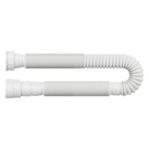 Sifão Tubo Extensivo 1,5 Mt C/Porca Pp Branco Blukit