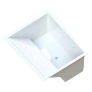 Tanque Plástico 45l Embutir Branco Metasul