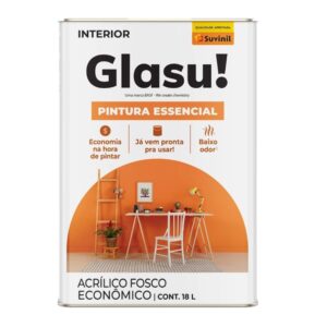 Tinta Acrílica Branco Pintura Essencial Lata 15l Glasu! Suvinil