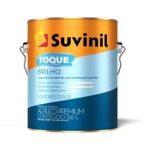 Tinta Acrílica Branco Toque Brilho 3,6l Suvinil