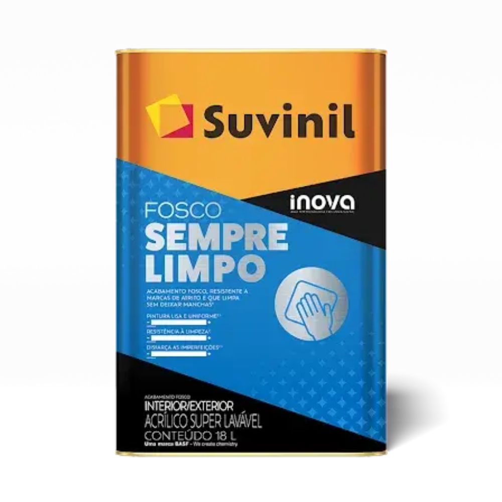 Tinta Acrílica Inova Sempre Limpo Branco 18l Suvinil