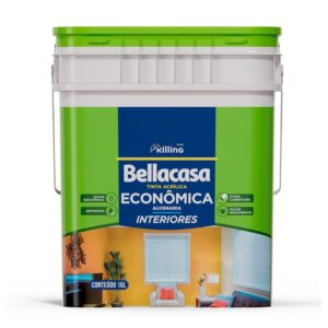 Tinta Base A Acrílica Fosco Econômica Branco 16l Bellacasa