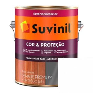 Tinta Esmalte Brilhante 3,6l Cor E Proteção Branco Suvinil