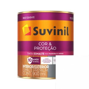 Tinta Esmalte Brilhante 900ml Cor E Proteção Branco Suvinil