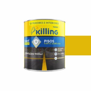 Tinta Piso Amarelo 900ml Kisacril Killing