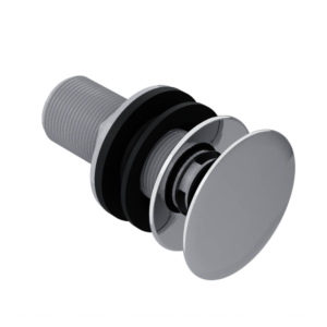 Válvula Click Lavatório Pp Tampa Inox 61mm X 78mm X 7/8" Blukit