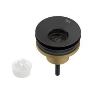 Válvula Lavatório 7/8"  Universal C/ Tp Preto Matte Celite