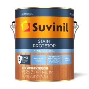 Verniz Acetinado Mogno 3,6lts Stain Suvinil