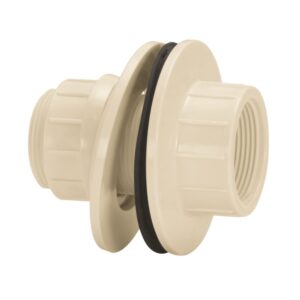 Adaptador Flange Branco C/Rosca 1" Amanco