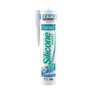 Adesivo Silicone Base D´água Branco 305g/280ml - Tekbond