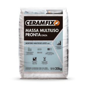 Argamassa Multiuso Pronta Cinza 20kg Ceramfix