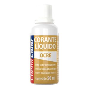 Corante Liquido Ocre 50ml – Chemicolor