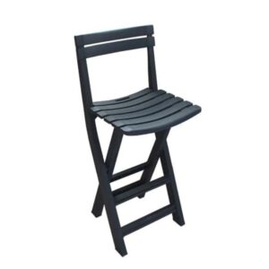 Cadeira Alta Bistrô Dobrável Arqplast