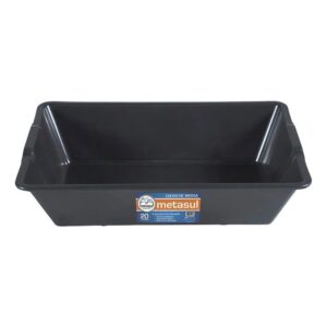 Caixa P/Massa 20l Preta Metasul