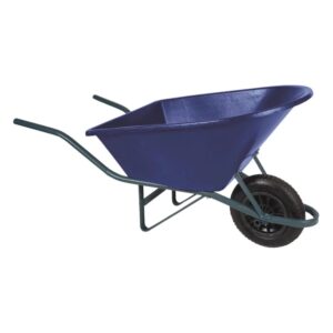 Carrinho Mão 90l Aro Plástico 3,25 Azul Metasul