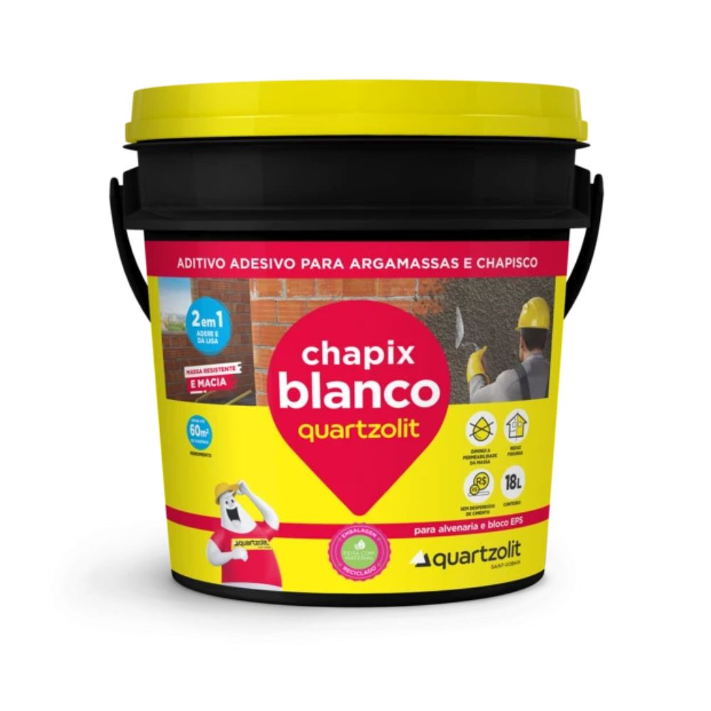 Chapix Blanco Balde 18l Quartzolit
