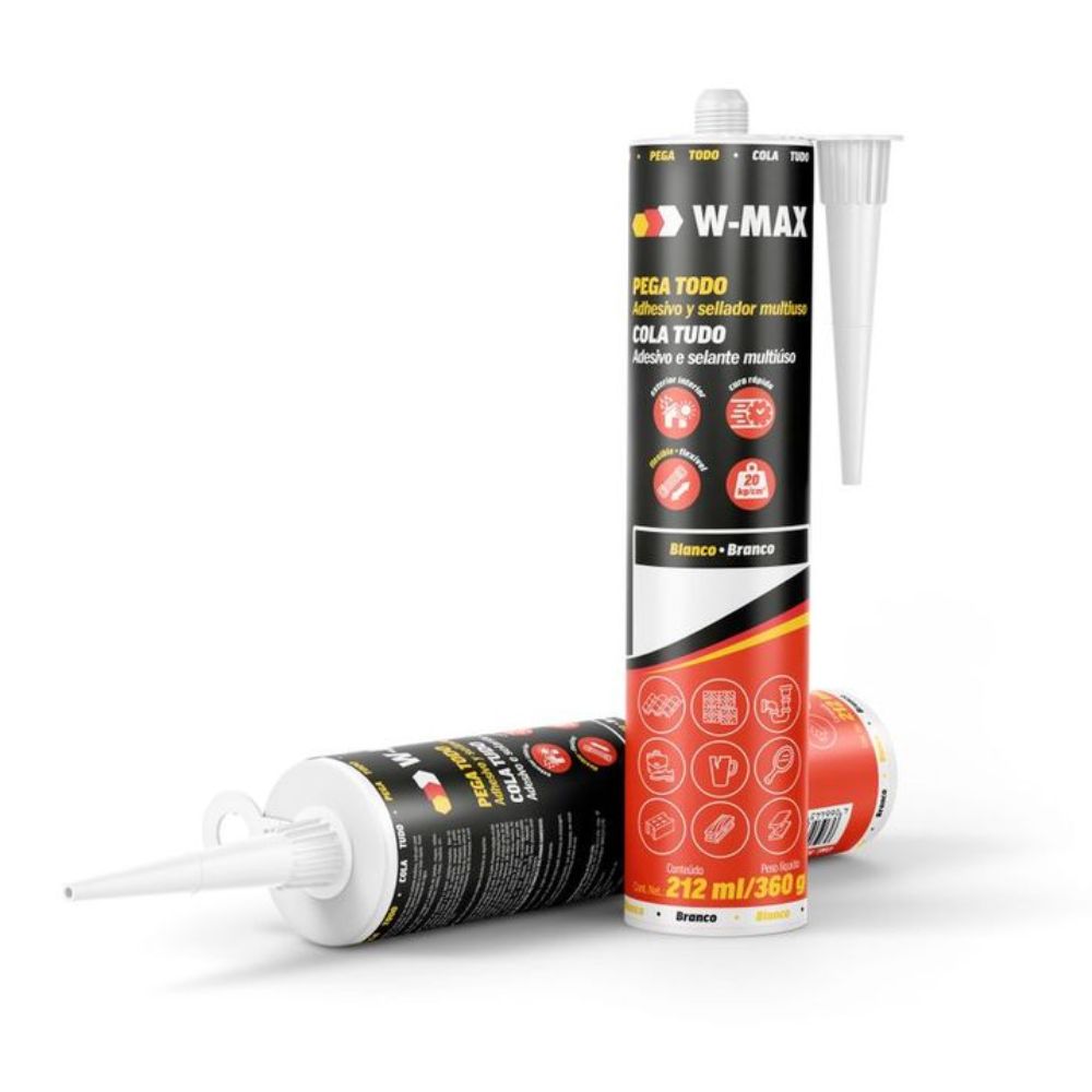 Cola Tudo W-Max Branco 212ml/360g Wurth