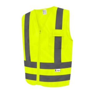 Colete Refletivo Com 1 Bolso Verde Tam. "G" - Kalipso@