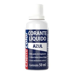 Corante Liquido Azul 50ml – Chemicolor