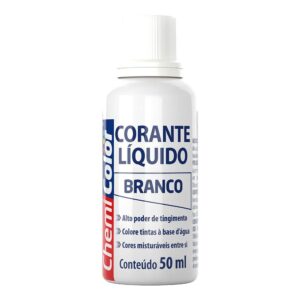Corante Liquido Branco 50ml – Chemicolor
