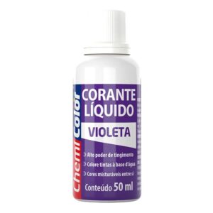 Corante Liquido Violeta 50ml – Chemicolor