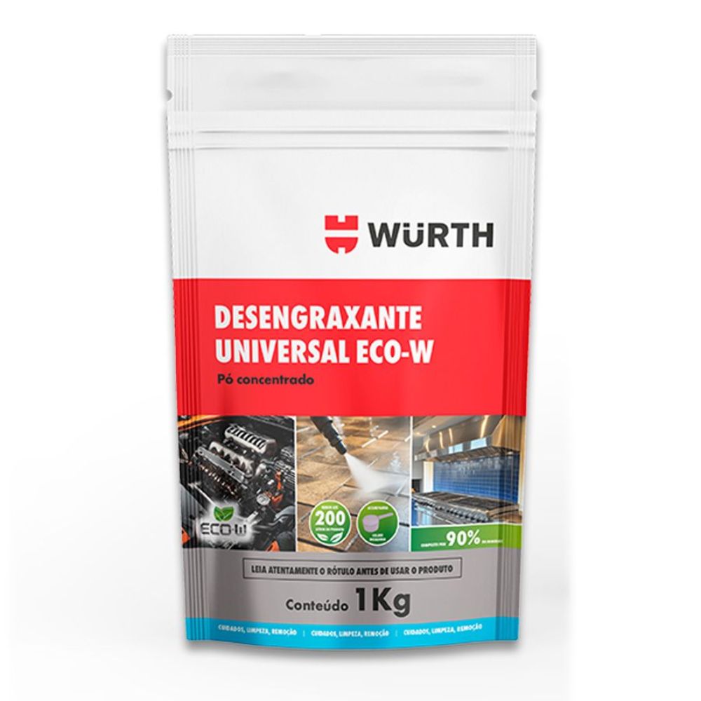Desengraxante Universal Eco-W Em Pó 1kg Wurth
