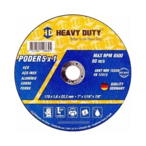 Disco Corte Fino 5x1 Inox 7" - Heavy Duty