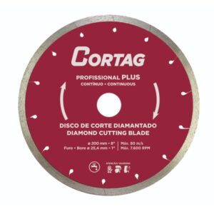 Disco Diamantado Continuo 200mm Profissional Cortag 60570