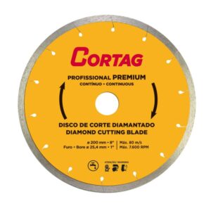 Disco Diamantado D.200xd.25,4 Mm Profissional Cortag