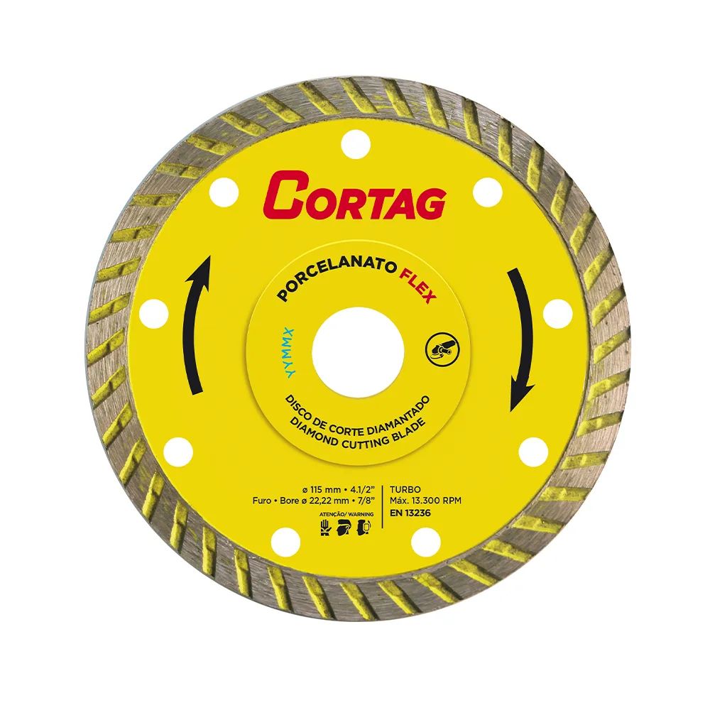 Disco Diamantado Porcelanato Flex Cortag 61577