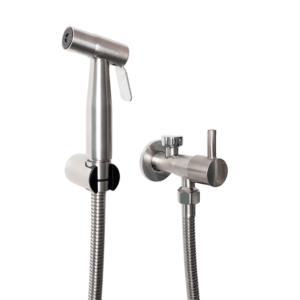 Ducha Higiênica C/Derivação E Suporte 120cm Inox - Flux Hidro
