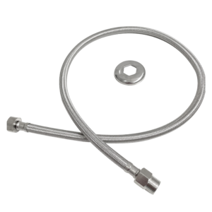 Engate Flexível 100cm Inox Trancado - Flux Hidro