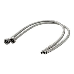 Engate Flexível 70cm Monocomando Inox- Flux Hidro