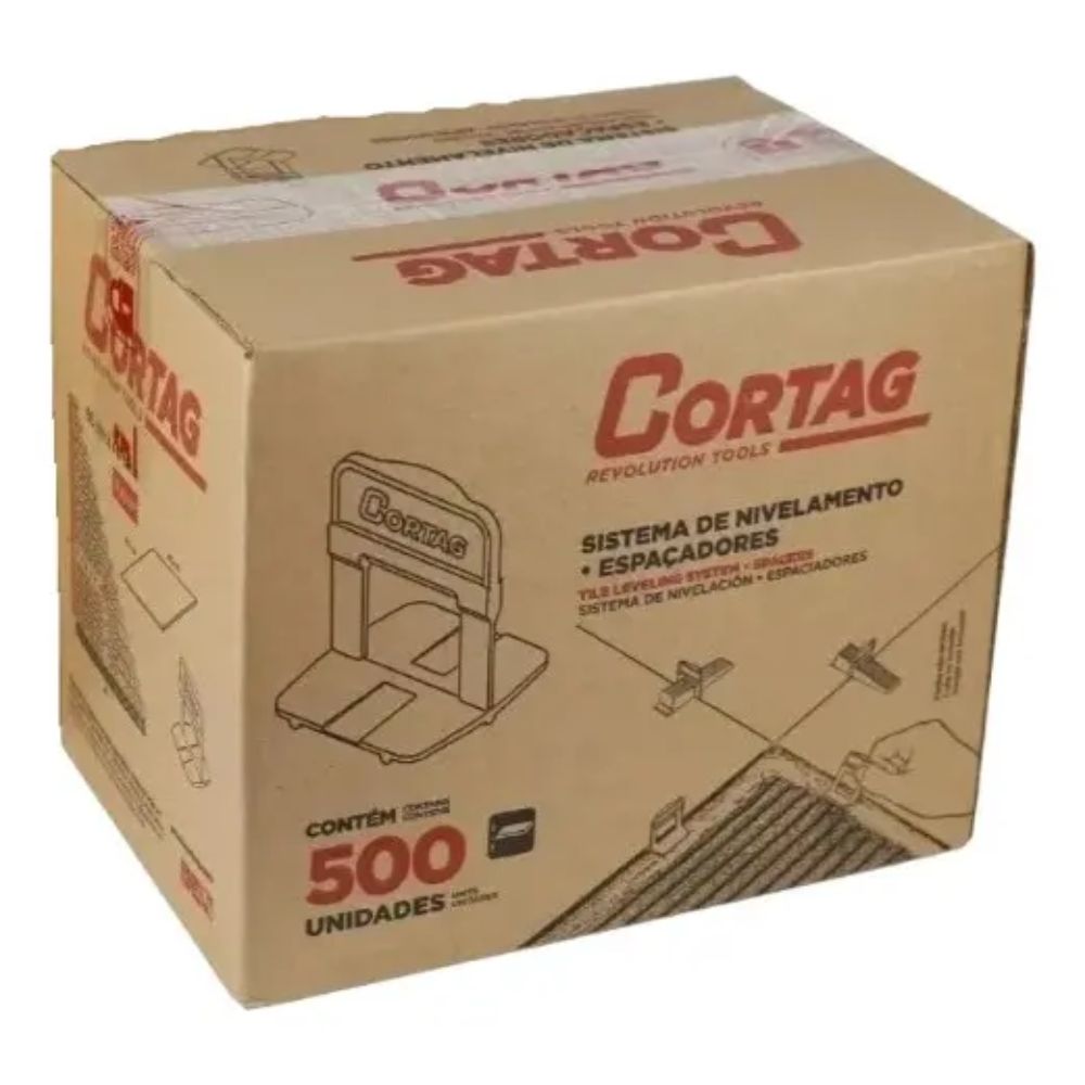 Espaçador Nivel St 2mm - Caixa C/500 Pçs Cortag