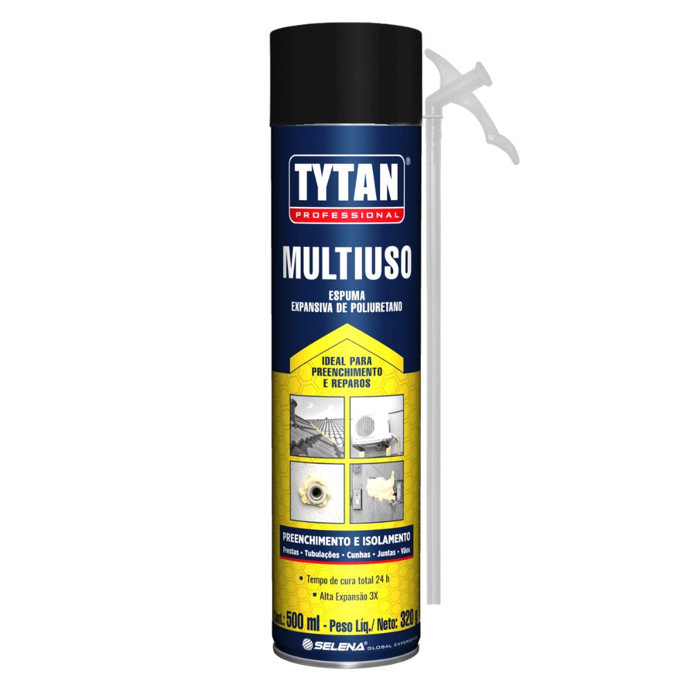 Espuma Expansiva Multiuso 500ml 320g - Tytan