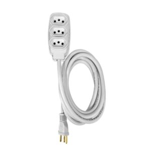Extensão 1,5m Cabo Pp 20a 3tom 2p+T Branca Ilumi