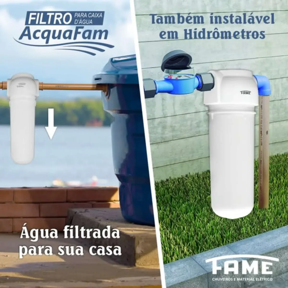 Filtro Acquafam P/Caixa D'agua Fame - Imagem 2