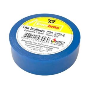 Fita Isolante Azul 10m X 19mm - Enerbras