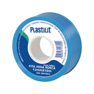 Fita Veda Rosca 12mmx10m C/Est. - Plastilit