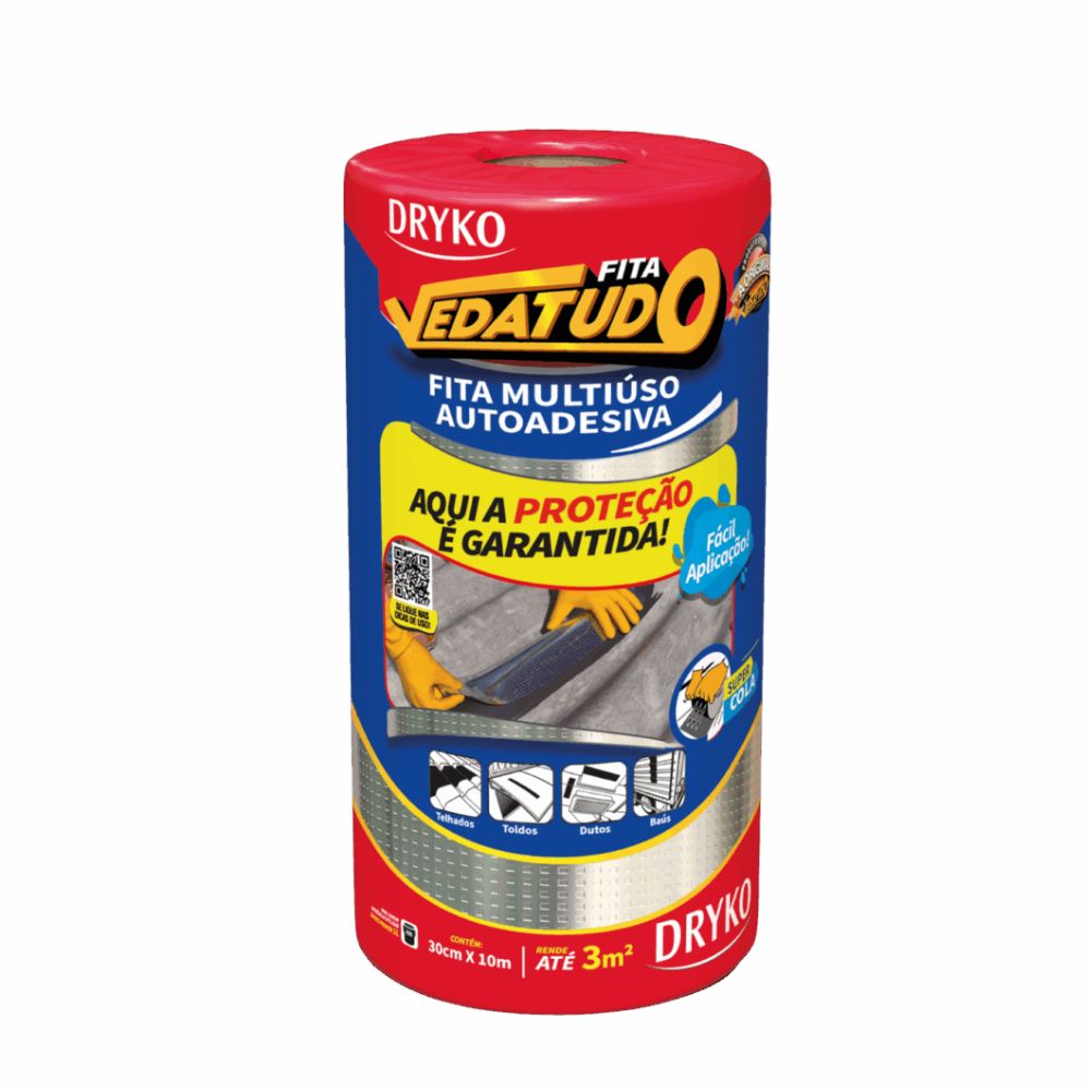 Fita Vedatudo 30cm X 10m - Dryko