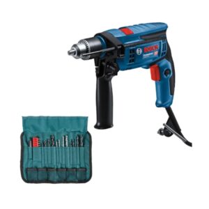 Furadeira Impacto Gsb 13re 750w 127v + 23 Acessórios Bosch