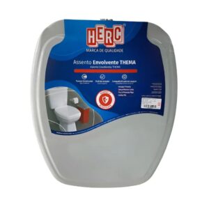 Herc Assento Almofadado Thema Cinza