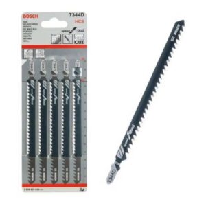 Lamina Tico Tico Encaixe Unico 5pcs Para Madeira 126MM T344D Bosch