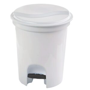 Lixeira 13l C/Pedal Branco Durin