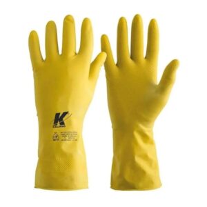 Luva 05 Látex Amarela T.07 "P" - Kalipso