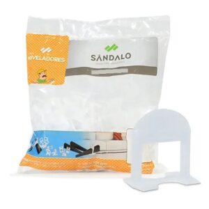 Nivelador Clip 2mm Cunha Larga (100 Pc) Sandalo
