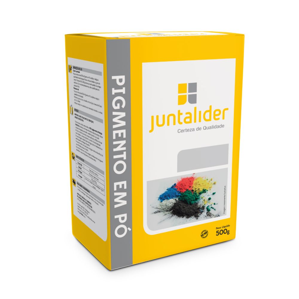 Pigmento Em Pó Preto 500g Juntalider